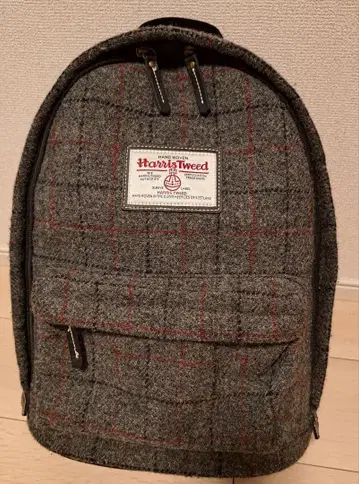해리스 트위드 Harris Tweed 체크 백팩