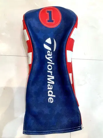 레어 새상품급 한정판 테일러메이드 천연 가죽 골프헤드커버 1w DR