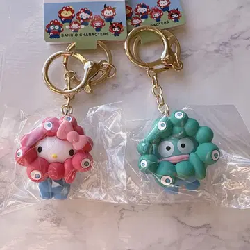 헬로키티와 한교동 파스텔 컬러 키링