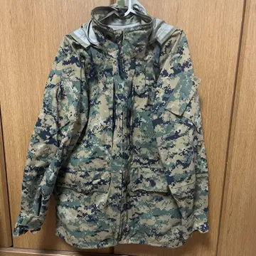 USMC 디지털 카모플라주 후드 자켓
