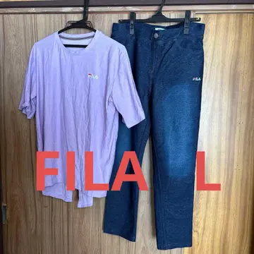 FILA 반팔 T셔츠 L 사이즈 & 팬츠 세트