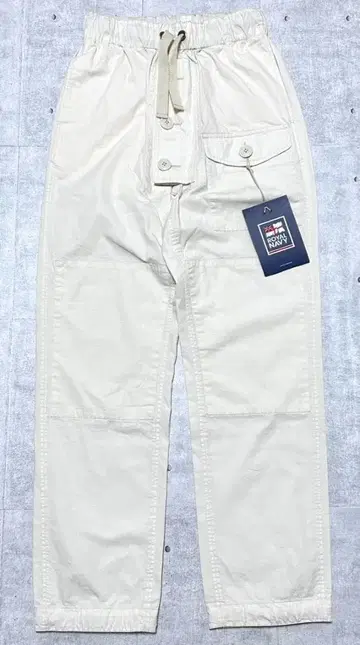 새상품 로얄 네이비 오버 트라우저 밀리터리 팬츠 더블니