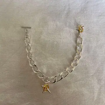 LAPUIS 실버 체인 팔찌