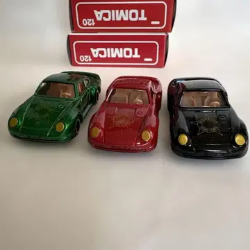 토미카 120 포르쉐 959 보안관 미니카 3대 세트