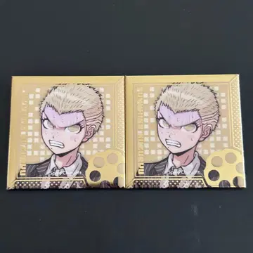 단간론파 15주년 기념전 스퀘어 캔뱃지 희로애락 쿠즈류 후유히코