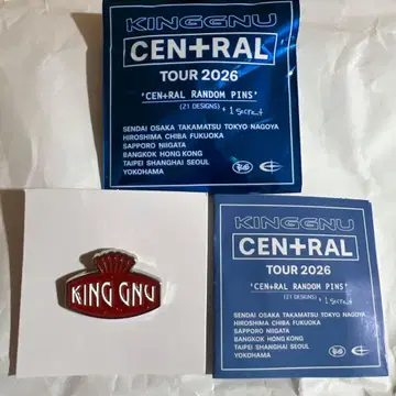 KING GNU CEN+RAL RANDOM PINS