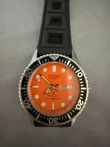 CITIZEN 쿼츠 오렌지