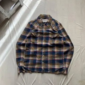 remi relief / 체크 웨스턴 플란넬 셔츠 M 레미 리프