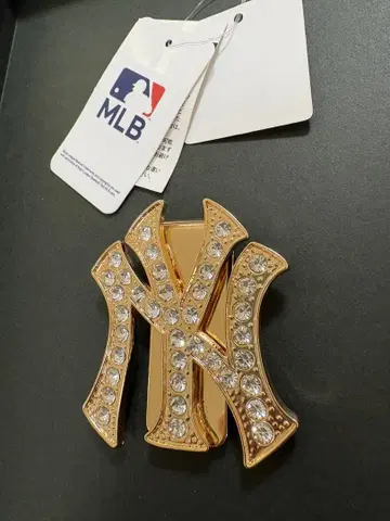 새상품 MLB 머니클립 뉴욕 양키스 골드