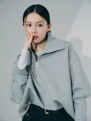 하프 집업 풀오버