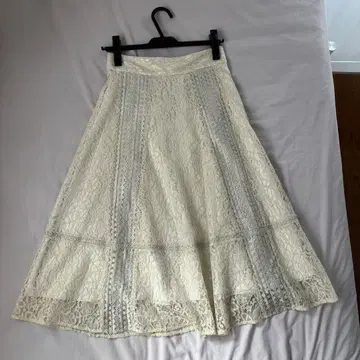 질 바이 질 스튜어트 레이스 스커트 민트 그린