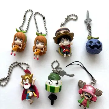 원피스 가샤폰 키링 마스코트 스윙 쵸파 조로