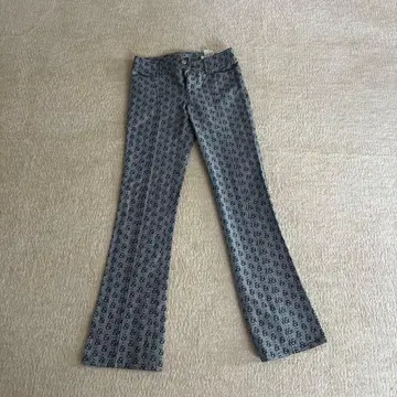 Pinky & Dianne 로고 플레어 팬츠 38