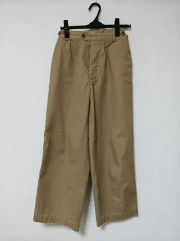 maison de soil 메종드소일 앵클 기장 와이드 크롭 치노 팬츠