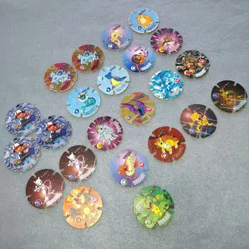 포켓몬스터 포켓몬 딱지 하이퍼볼 칩 당시 물품 23장!