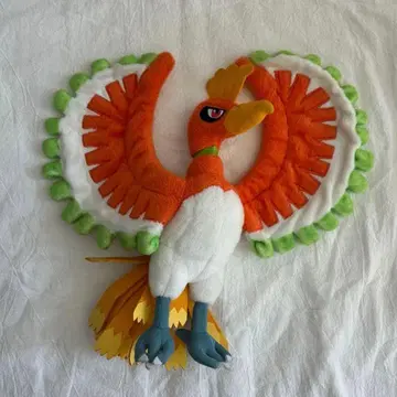 칠색조 포켓몬 봉제 인형 약 30cm