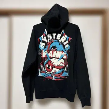 히스테릭 패닉 히스패니 후드티 M 블랙 눈알 악마 데빌