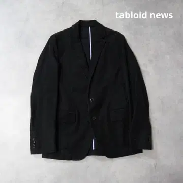tabloid news / 몰스킨 테일러드 자켓 블레이저 블랙
