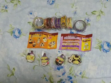 폼폼푸딩 쿠라스시 마스킹 테이프&키링 세트