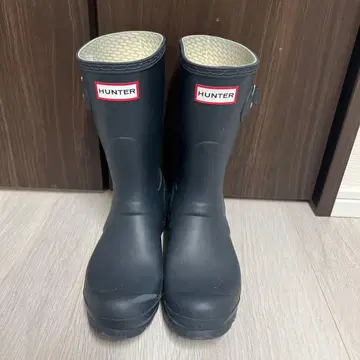HUNTER 헌터 네이비 레인부츠 장화