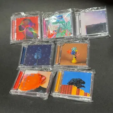 마카로니 연필 cd풍 키링