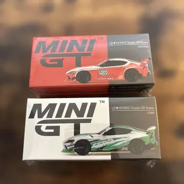MINI GT LB WORKS Toyota GR Supra 2대 세트