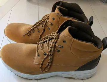 콜맨 브라운 스웨이드 하이컷 부츠