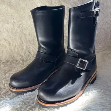 갓 & 블레스 엔지니어 부츠 바이커 부츠 가죽 블랙 25