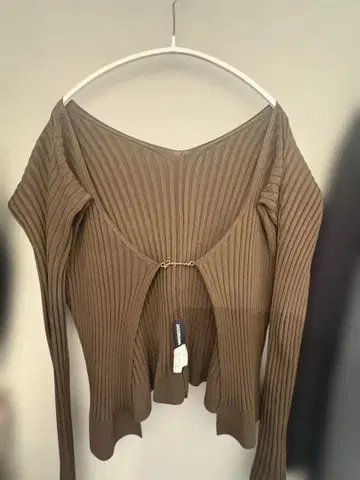 JACQUEMUS 가디건 브라운