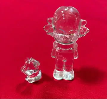 후지야 페코짱 크리스탈 인형 페코&도그