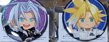 파이널 판타지 7 JR 도카이 클라우드 세피로스 세트 캔뱃지