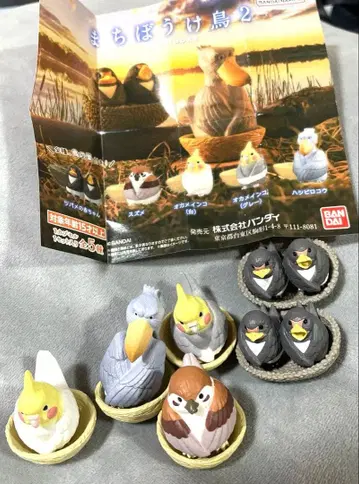 기다림새 2 제비 아기 사랑앵무 고래물총새 참새 5종 컴프