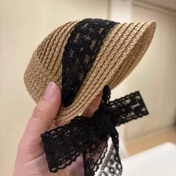 네오 브라이스 아이시 인형 스트로우 햇 모자 리본 포함