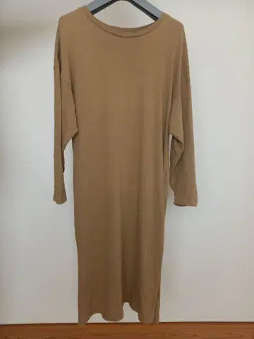 TODAYFUL 올리브 베이지 롱 원피스 긴팔