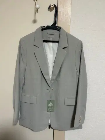 H&M 테일러드 자켓 민트 그린