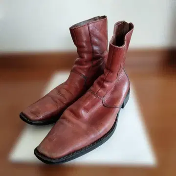 남성용 부츠 천연 가죽