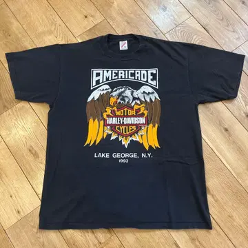 90s JERZEES 할리데이비슨 T셔츠
