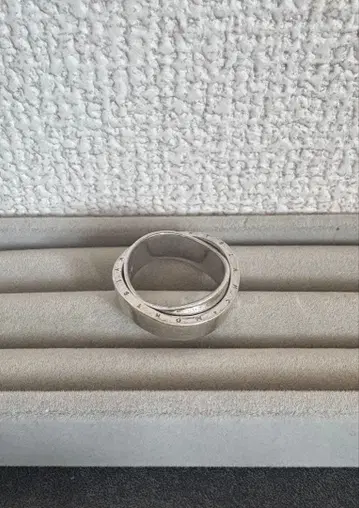 몽블랑 Montblanc 실버 925 로고 반지 회전 반지 20호