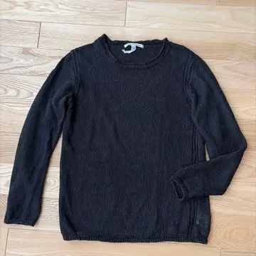 Vlas Blomme 블랙 니트 긴팔