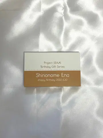 시노노메 에나 벌스데이 기프트 2022 프로세카