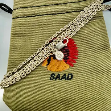 새상품급 SAAD 세카쿠 체인 약 50cm