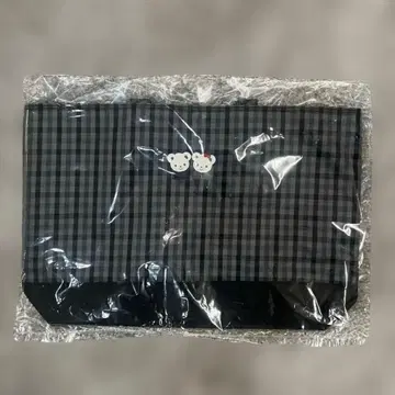 새상품 파밀리아 레슨백 토트백 블랙 계열 체크