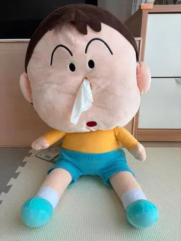 [택 포함] 짱구는 못말려(크레용 신짱) 맹구 봉제 인형 티슈 커버