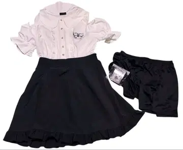 한밤중의 멜로쿠로 쿠로미 오프숄더 원피스