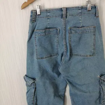 X-girl 데님 팬츠 청바지 카고 팬츠 여성용