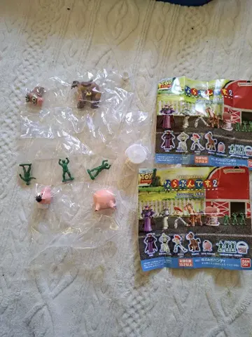 토이스토리 늘어서 2 미개봉 가챠 버즈 그린맨 포크