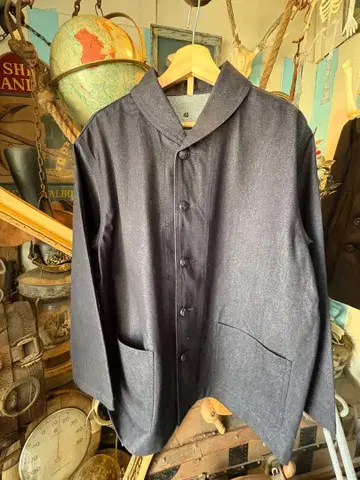 us navy 숄카라 데님 자켓