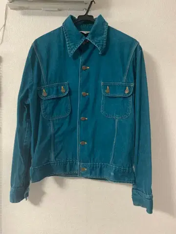 [ 새상품급/70s ] Mr. Leggs 웨스턴 자켓 터콰이즈 M