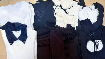 양산형 지뢰 상의 8점 세트 pium Ank Rouge 등