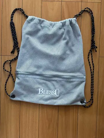 BlessU 메쉬 냅색 그레이
